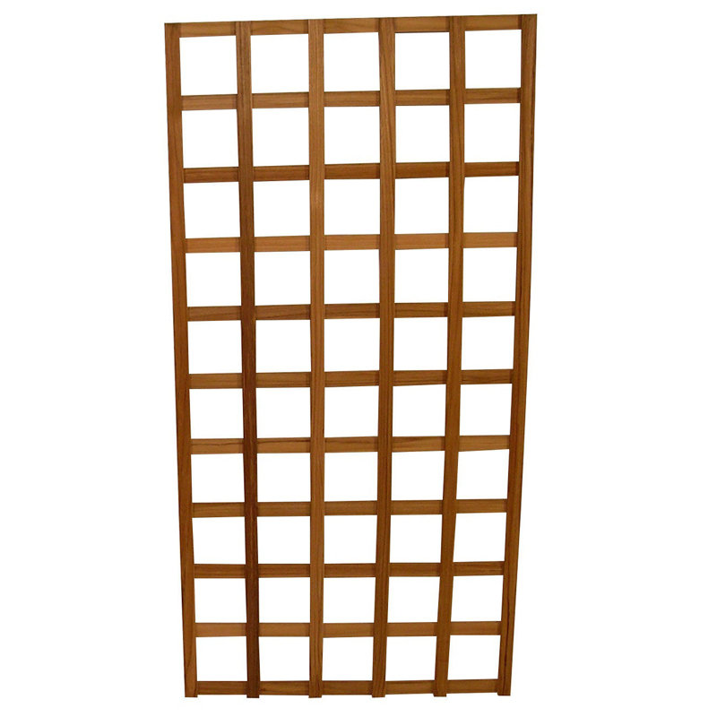 Diamond Teak Wood Lattice Panel Trellis & Reviews Wayfair